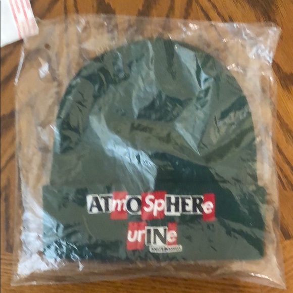 Supreme AntiHero Beanie Dark Green - Picture 3 of 5